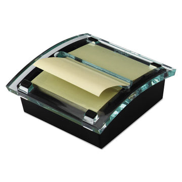 Post-it® Pop-up Notes Clear Top Pop-up Note Dispenser, 3 X 3 Super Sticky Canary Notes, Black freeshipping - TVN Wholesale